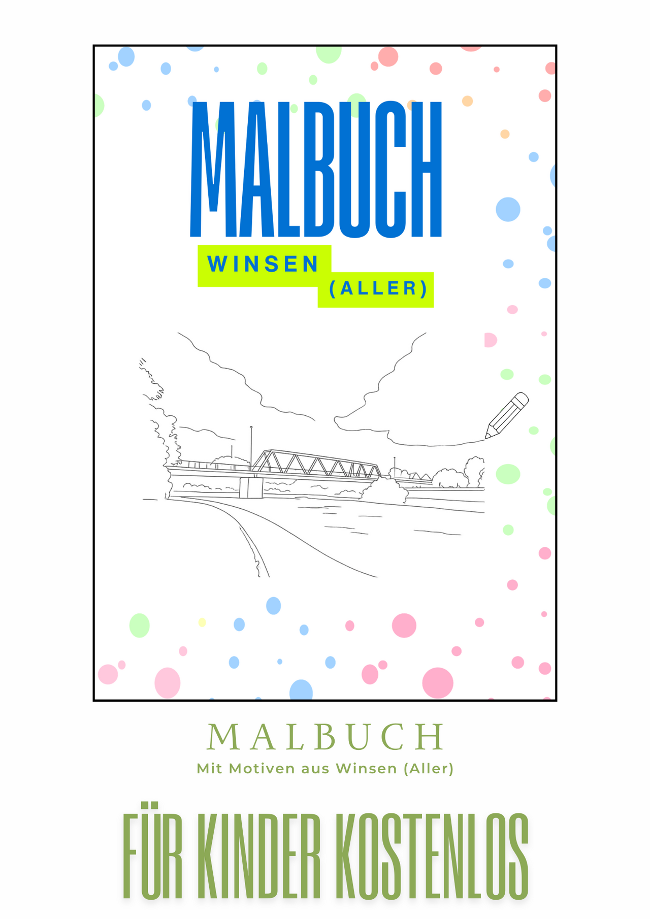 Malbuch von Winsen (Aller) für Kinder kostenlos nur in der Tourist Information