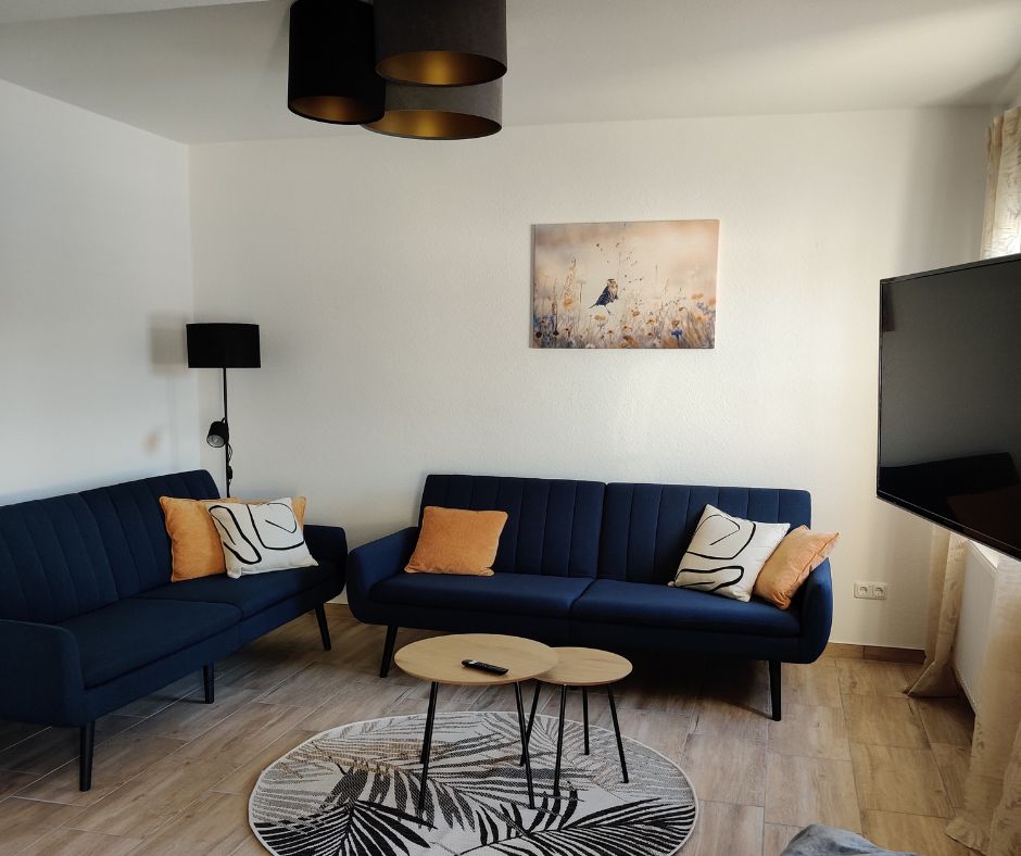 Blick ins Wohnzimmer