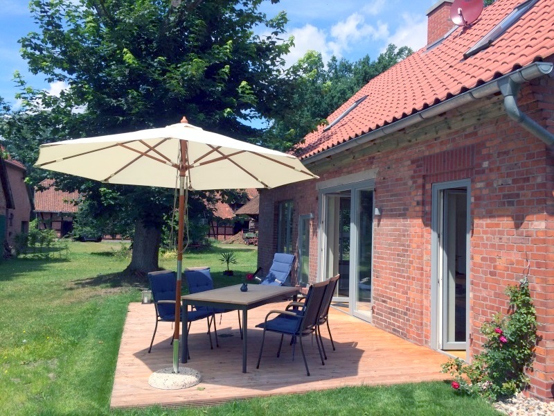 Blick auf die Terrasse